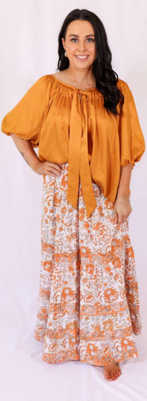 ALULA SKIRT-HONEY BLOSSOM