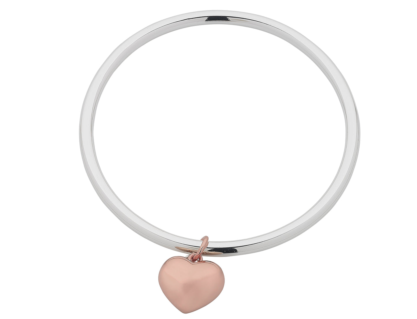 BELLA SILVER ROSE BANGLE