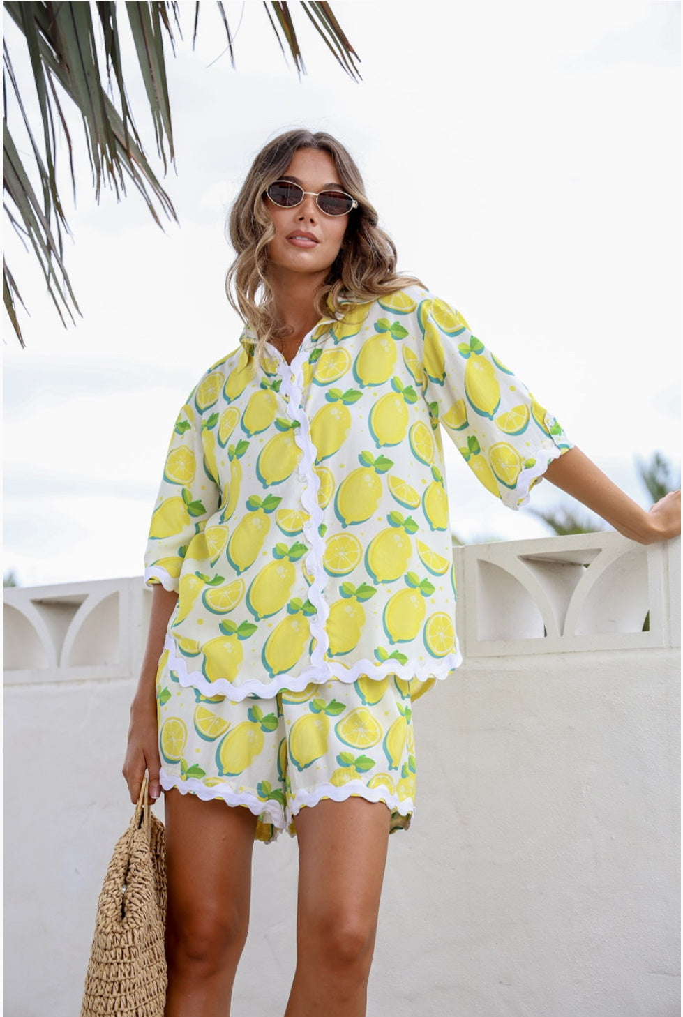 RIC RAC LEMONCELLO SHORT SET