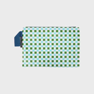 CHECKERS ZIP POUCH